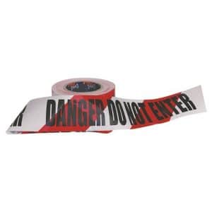 This Danger Do not enter tape sold by Becacon Safety Ltd