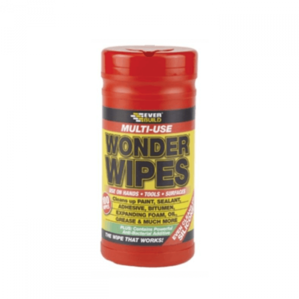 Wonder Wipes Tub from Beacon Safety Ltd, ideal for cleaning wet paint, sealant, adhesives, and more on hands, tools, and surfaces in New Zealand.